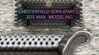 Chesterfield sofa 3Ds MAX modeling FULL VERSION (part2)