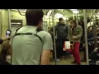 Прикольная Битва на саксофонах в метро Нью Йорка полная версия LELO
