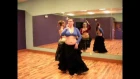 Tribal Moon Belly Dance ATS/ITS Drills - Propeller, Corkscrew and Tribal Moon Barrel Turn w/Passes