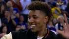 Nick 'Swaggy P' Young Presented NBA Championship Ring At Oracle Arena
