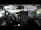 Yandex Self-Driving Car. Moscow streets after a heavy snowfall