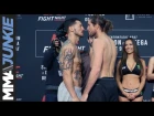 UFC Fight Night 123 official weigh-ins and face-offs