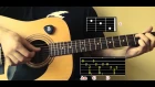Урок на гитаре ● Как играть Johnny Cash - Hurt (АККОРДЫ + ТАБЫ и схема боя) OST Logan/ Логан