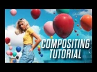 Compositing balloons onto a photo in Cinema 4D - Camera Mapping Tutorial