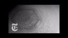 The Huge Hexagon-Shaped Storm on Saturn | Out There | The New York Times
