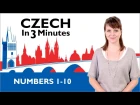 Learn Czech - Numbers 1-10 - Czech in Three Minutes