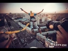 Let's fly & WOUT. Ropejumping business central bulding