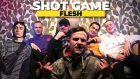 FLESH SHOT GAME | Алекс Индиго & Денис Kore VS Млечный & Gangsburg