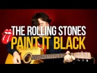 Как играть Paint It Black The Rolling Stones разбор для начинающих - Уроки игры на гитаре Первый Лад