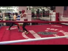 Conor McGregor boxing sparing Chris Van Heerden, 2016