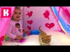 Новое видео Мисс Кэти - Доктор Плюшева набор ветеринара играем с кошечкой Муркой в доктора Doc McStuffins set