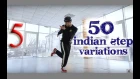50 Indian step variations. Break dance, hip hop, house tutorial by Maximus (KRS One - All School)