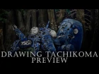 Drawing Tachikoma - preview