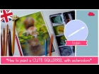 Watercolors for Beginners Lesson 24 : How to Paint a CUTE SQUIRREL - Autumn Subject