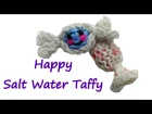 Конфетка из резинок Happy Salt Water Taffy Tutorial by feelinspiffy (Rainbow Loom)