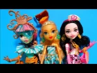 Monster High Shriekwrecked Dolls Dayna Treasura Jones Draculaura & Rochelle Deboxing Toy Review