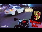 ГОНКА С ПОРШЕ | Porsche Panamera Turbo vs Suzuki GSX-R 600