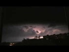 Ночная гроза в Дмитрове 2018  night thunderstorm in the city of Dmitrov May, 2018
