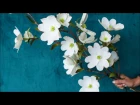 How To Make A Crepe Paper Dogwood Branch
