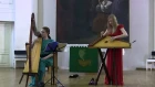 Гусли - Ольга Глазова, Арфа - Вероника Вишневская  - концерт в Соборе / Gusli Olga Glazova