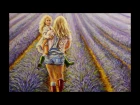 Как нарисовать лавандовое поле - How to draw a lavender field - Andrew Pugach
