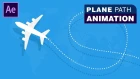 Plane Path Animation - Adobe After Effects Tutorial | Download Source File