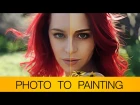 Photoshop Tutorial | Photo to oil painting/cartoon (+Bonus action file in description)\\uy