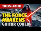 Star Wars OST – The Force Awakens (acoustic fingerstyle guitar cover and MIDI by Kaminari)