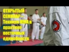Семинар - Техника MMA в практике восточных единоборств - Эншин Карате (MMA, Enshin Karate)