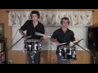 Twylight Zone - Gareth Emery - "The Saga" (Marching Snare Live Duet Drum Cover)