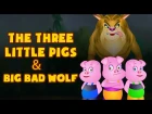 The Three Little Pigs and Big Bad Wolf | Fairy Tales for Children by Tiny Dream Kids