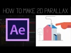 2D/3D Flat Parallax Animation | After effects Tutorial + Project File!