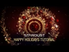 Happy Holidays Tutorial using Stardust in After Effects