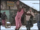 Mike Slattery, Brad Vancour, and Willy Vogel Ski in Solang, India by Warren Miller