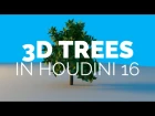 How to Generate Procedural 3D Tree Models in Houdini 16