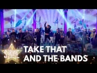 The final four bands perform a medley of songs with Take That - Let It Shine - BBC One
