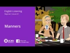 Learn English Listening | Beginner - Lesson 61. Manners