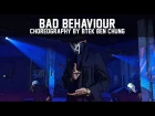 TroyBoi feat. NEFERA "Bad Behaviour" Choreography by Ben "B-Tek" Chung