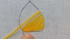 Amazing Hand Embroidery  | Brazilian Embroidery Sewing Hack | Amazing  Leaf Design.
