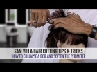 How To Collapse a Bob Haircut And Soften The Perimeter
