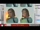 Painting face with different lighting directions tutorial