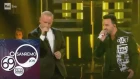 Sanremo 2019 - Eros Ramazzotti e Luis Fonsi cantano "Per le strade una canzone"
