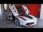 White #47 Ferrari FXX K Start Up, 300km/h EPIC Fly Bys, Accelerations & INSANE Sound!