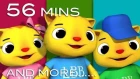 Three Little Kittens | Plus Lots More Nursery Rhymes | 56 Minutes Compilation from LittleBabyBum!