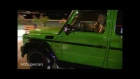 GIRL Driving LOUD Mercedes G63 Crazy Colour Edition In Monaco!