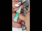 Юлия Билей -  Тонкая кисть 2 / Julia Biley - All about the fine brush for nail art Part 2 Periscope