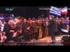 Mikis Theodorakis and Greek people protesting against bombing Serbia