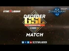 2018 GSL Season 1 Ro32 Group E Decider Match: GuMiho (T) vs Losira (Z)