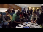 Jacob Collier and Larnell Lewis jamming at the groundup music fest