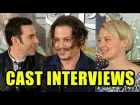 Alice Through The Looking Glass Press Conference - Johnny Depp, Sacha Baron Cohen, Mia Wasikowska